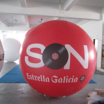 Globo gigante de helio - Zeppelin Santiago
